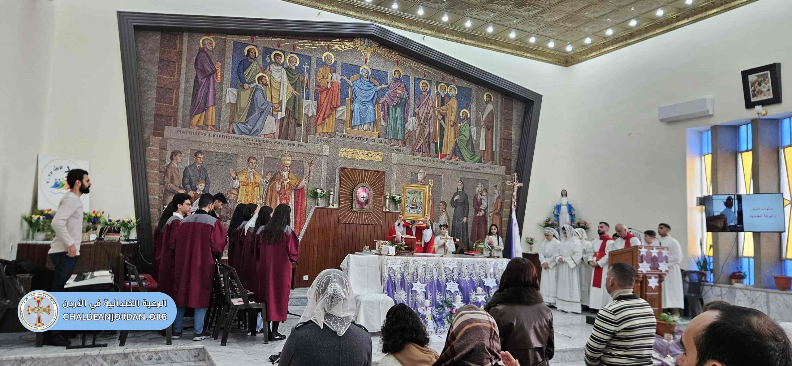 *الرعية الكلدانية في الاردن تحتفل بعيد البشارة وبشيرا القديسة بربارة*