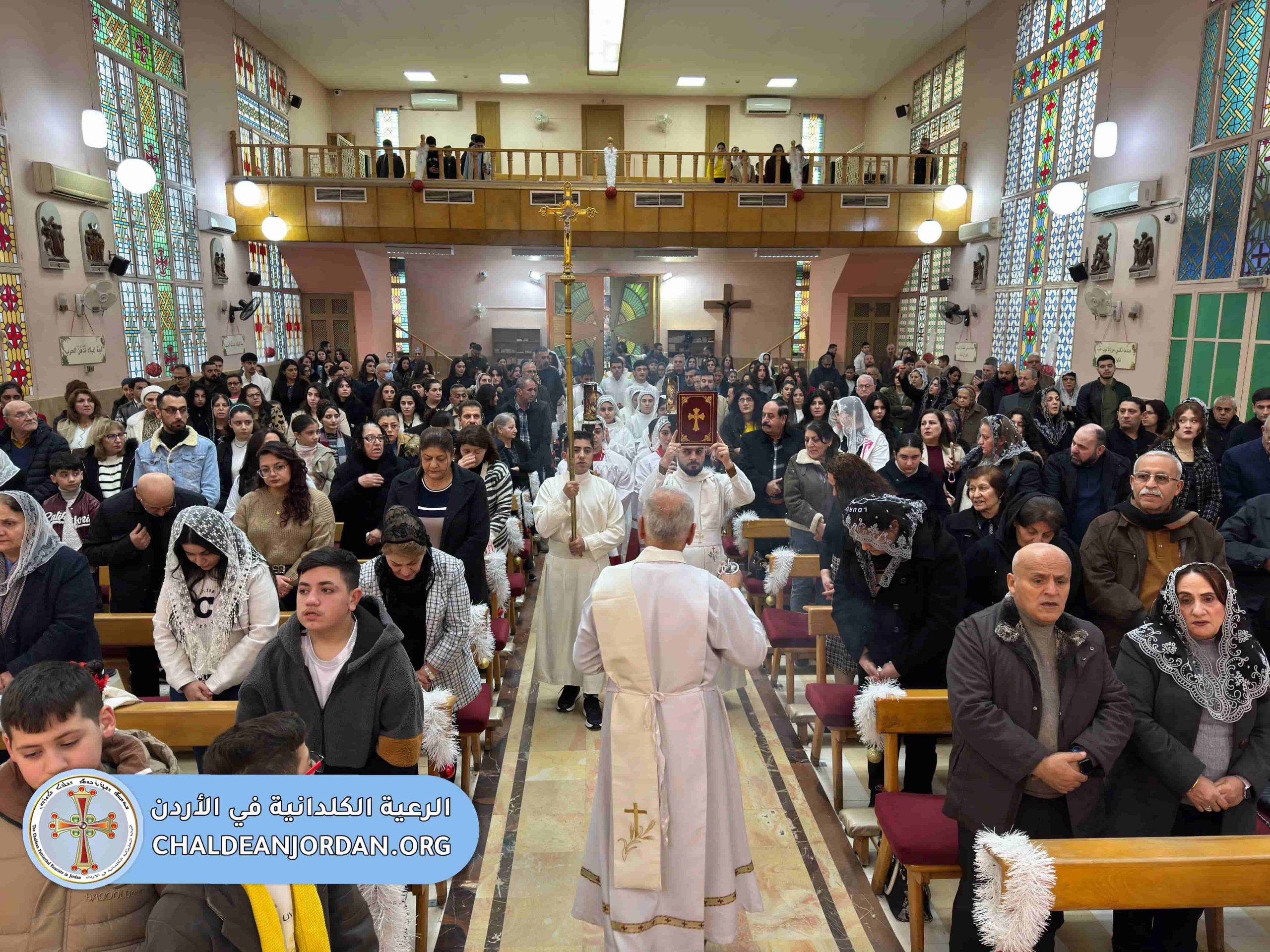 قداس عيد الدنح لرعيتنا الكلدانية في كنيسة الفرير- جبل الحسين ٢٠٢٦/١/٦