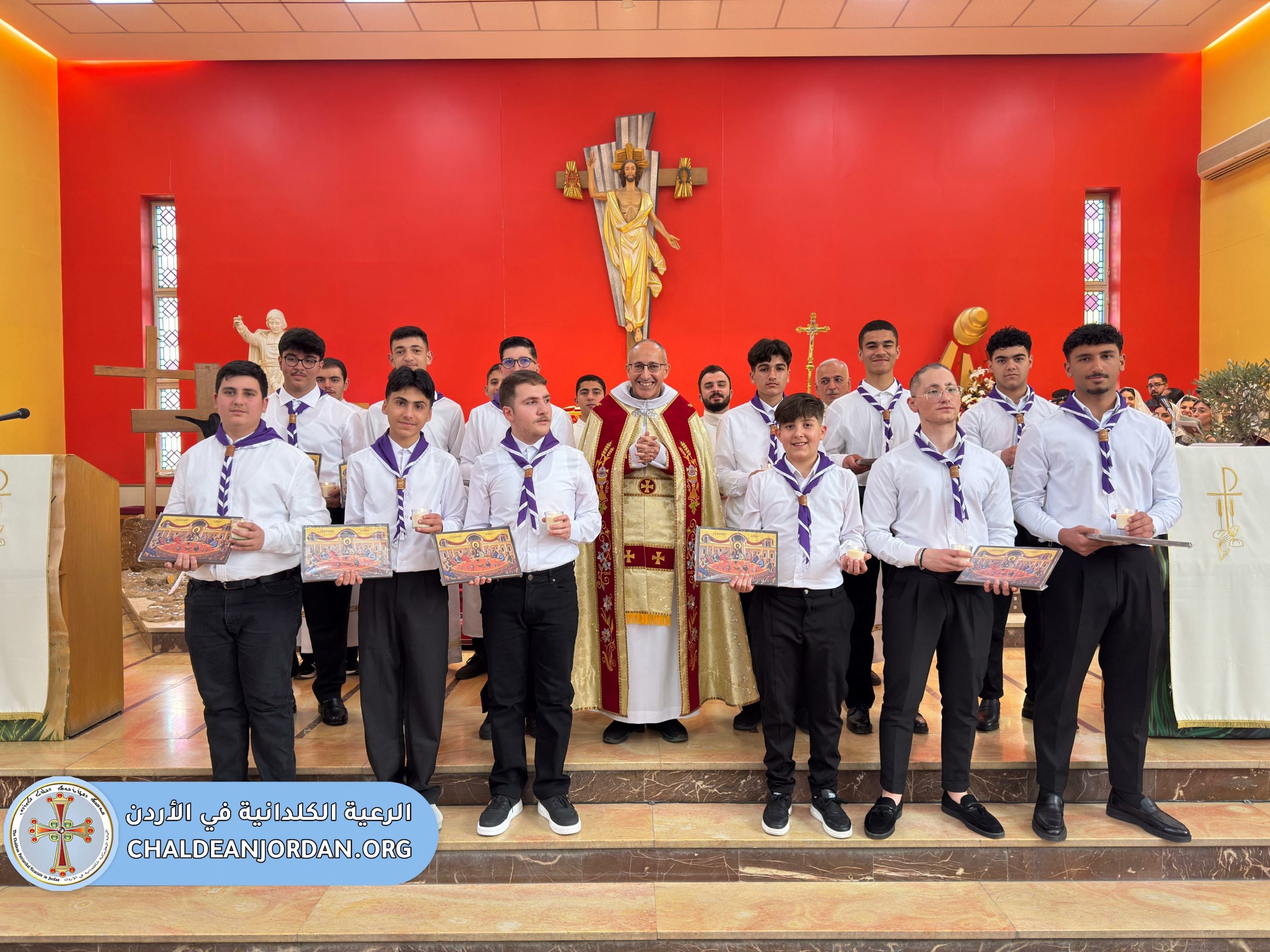 قداس خميس الفصح (الأسرار) في كنيسة الفرير/ جبل الحسين  الخميس ٢٠٢٦/٤/٩