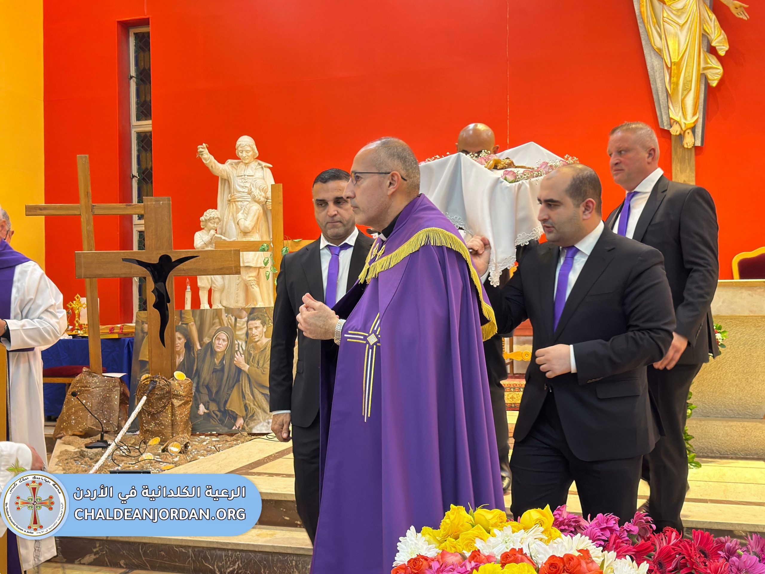 جمعة الآلام لرعيتنا الكلدانية في كنيسة الفرير/ جبل الحسين  الجمعة ٢٠٢٦/٤/١٠